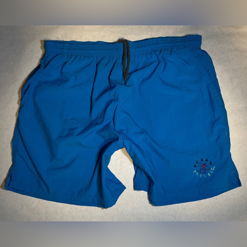 Vintage Ocean Pacific Baggies Deep Blue Men’s Large